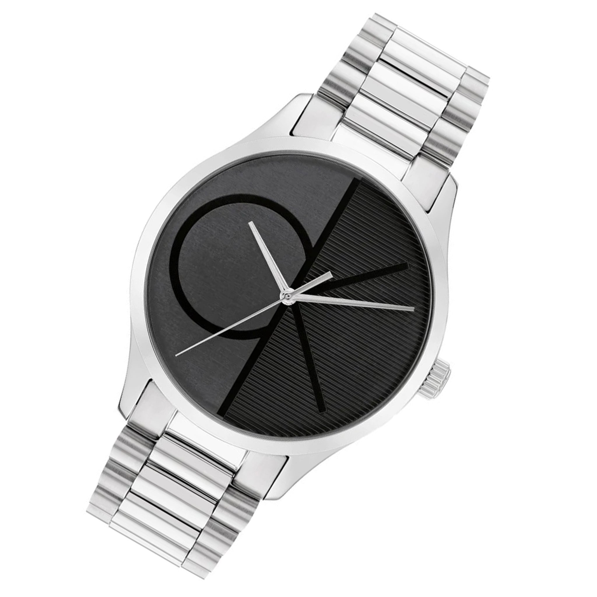Calvin Klein Stainless Steel Black Dial Unisex Watch - 25200163 - Image 2