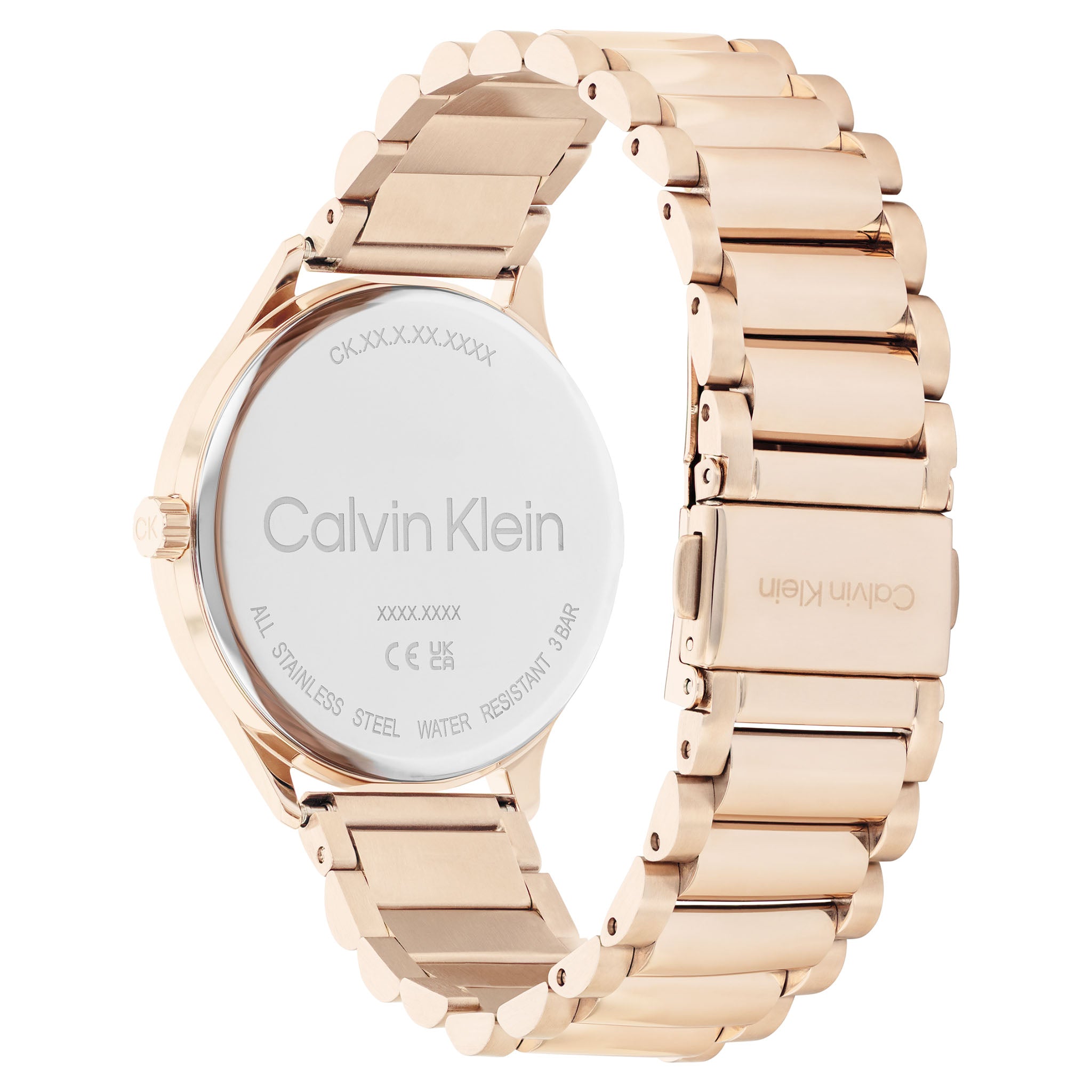 Calvin Klein Carnation Gold Steel Blush Dial Multi-function Women's Watch - 25200370 - Image 4
