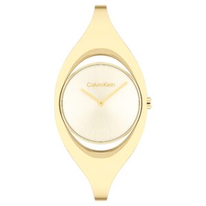 Calvin Klein Gold Steel Champagne Dial Women's Watch - 25200422