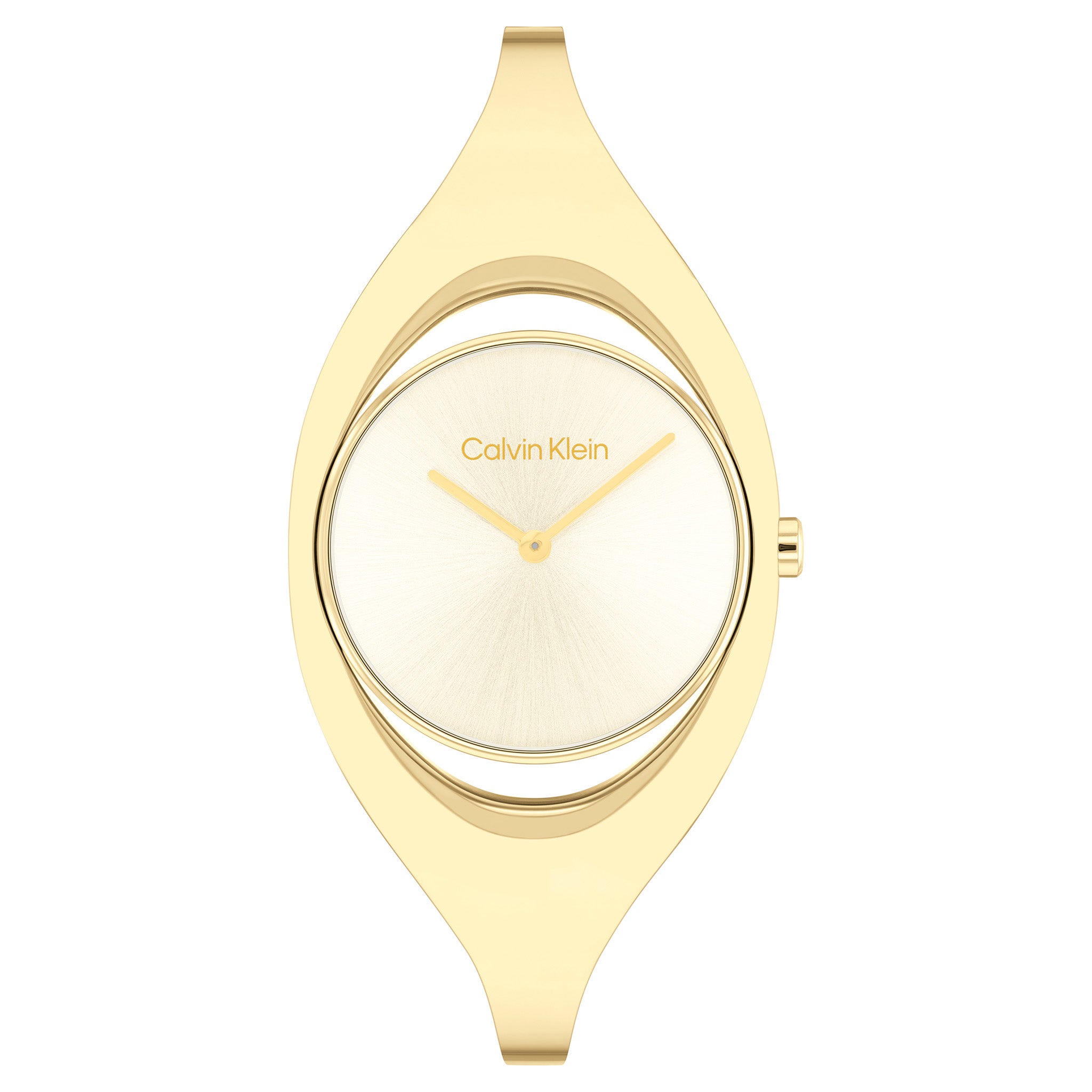 Calvin Klein Gold Steel Champagne Dial Women's Watch - 25200422