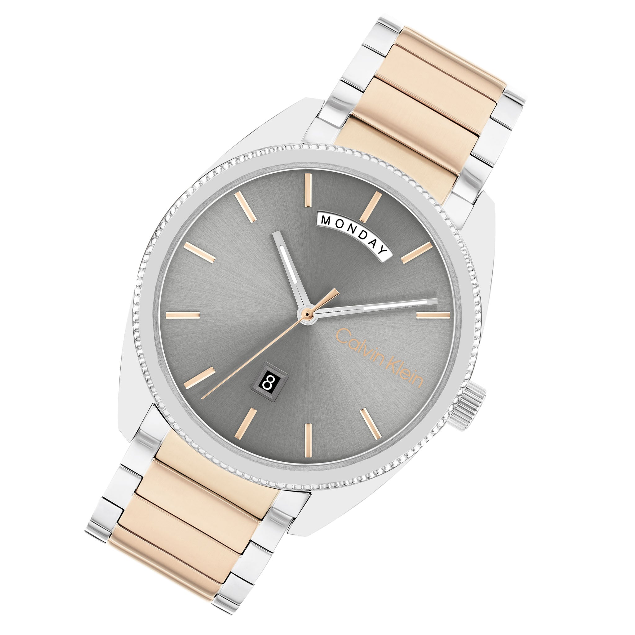 Calvin Klein Two-Tone Steel Cool Grey Dial Men's Watch - 25200449 - Image 2