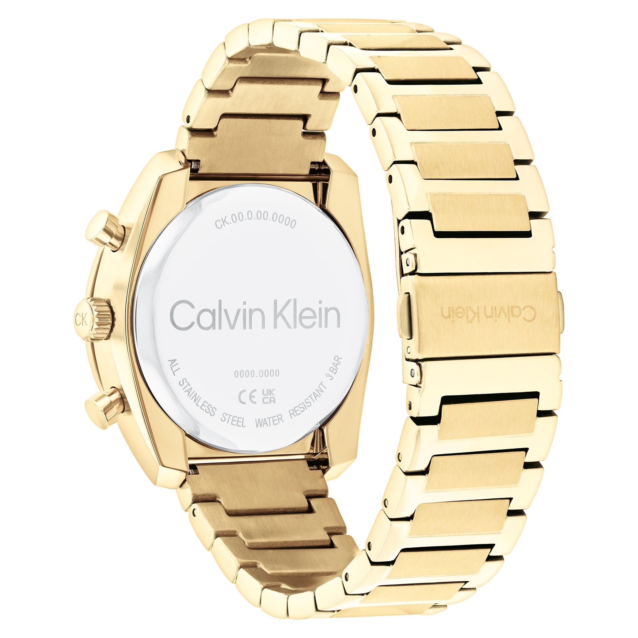 Calvin Klein Gold Steel Black Dial Multi-function Men's Watch - 25200465 - Image 4