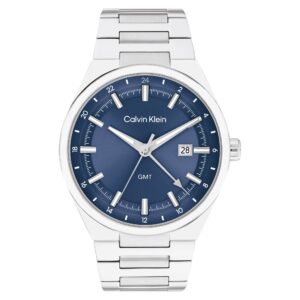 Calvin Klein Stainless Steel Blue Dial Men's Watch - 25200488