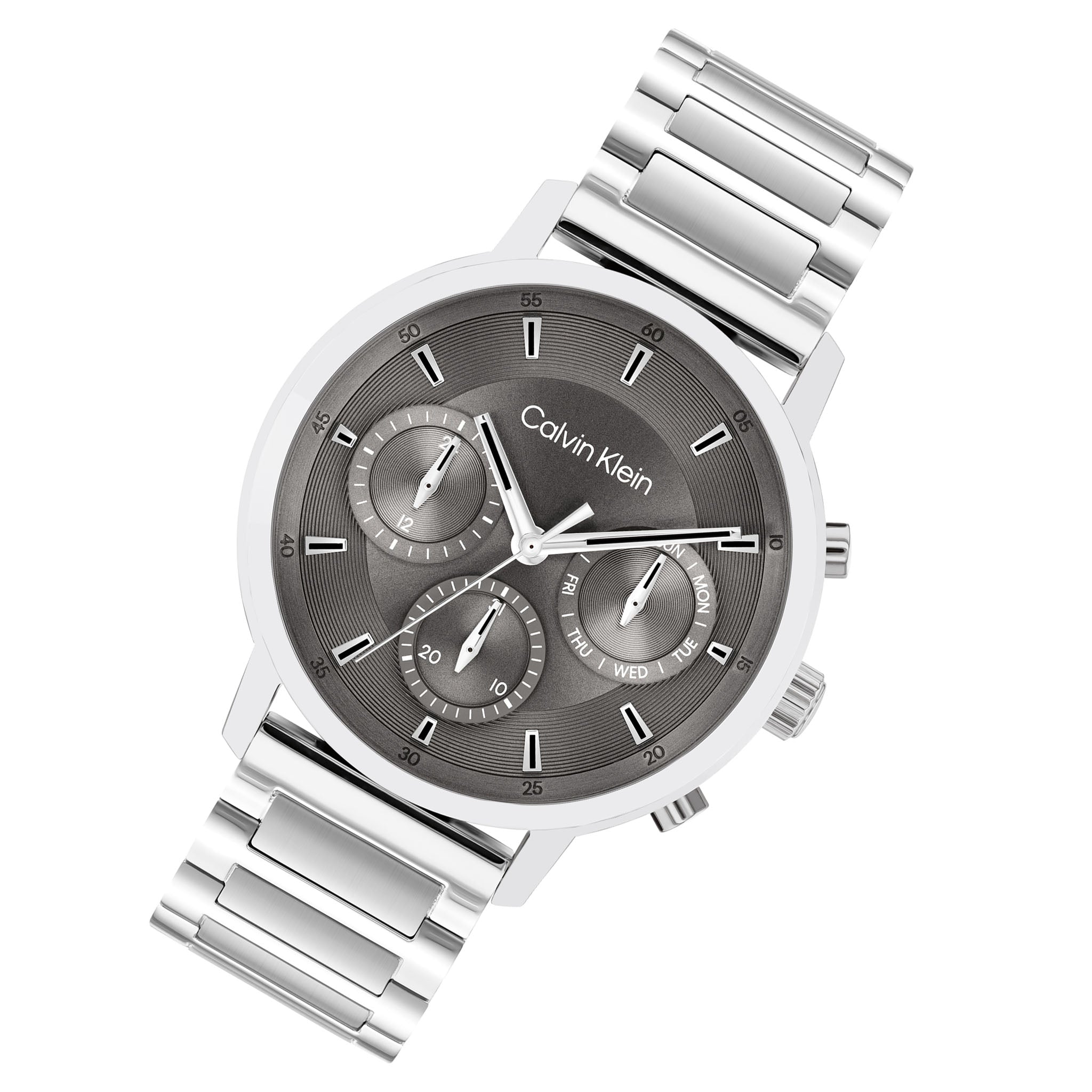 Calvin Klein Stainless Steel Grey Dial Multi-function Men's Watch - 25200493 - Image 2