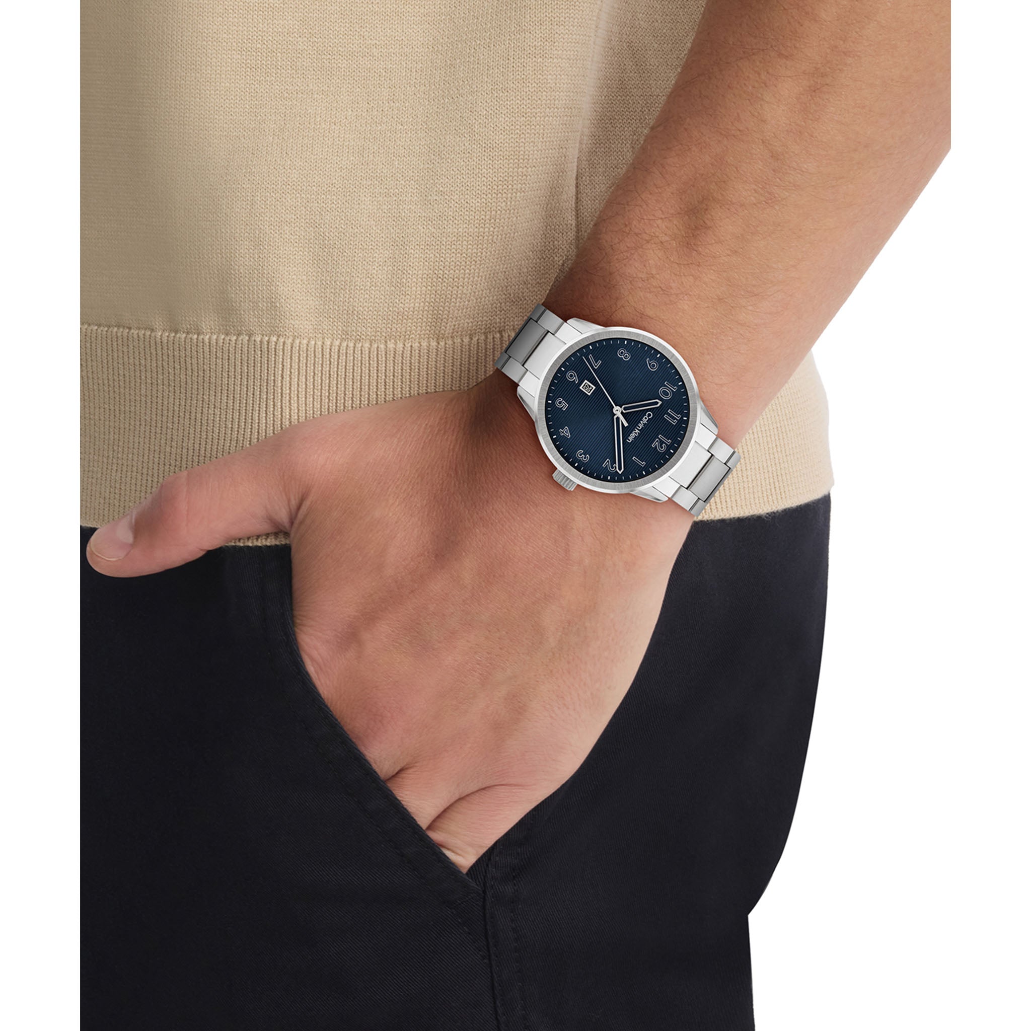Calvin Klein Stainless Steel Blue Dial Men's Watch - 25200515 - Image 5