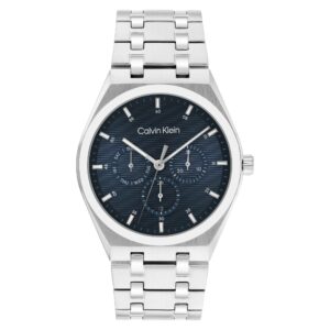 Calvin Klein Stainless Steel Blue Dial Multi-function Men's Watch - 25200520