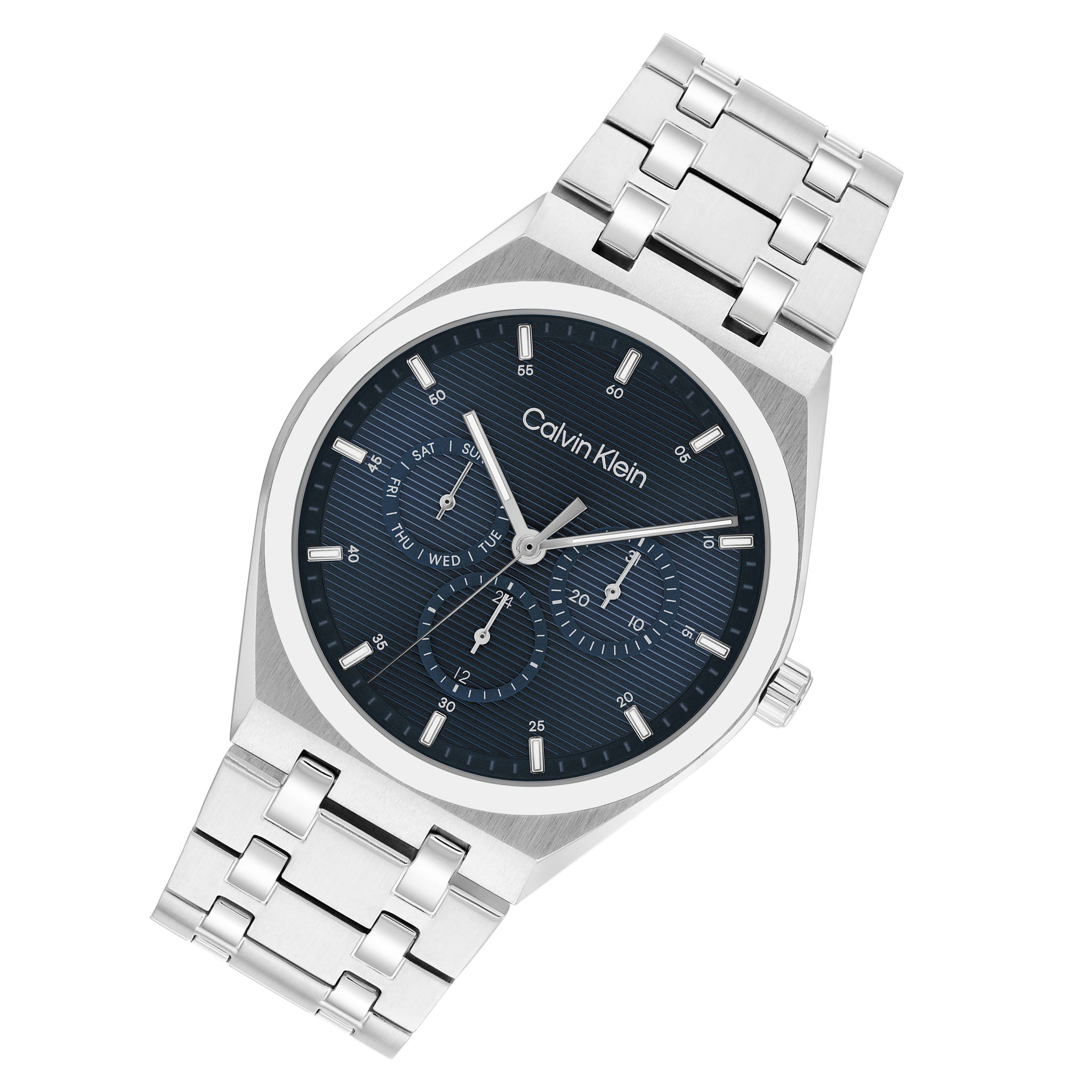 Calvin Klein Stainless Steel Blue Dial Multi-function Men's Watch - 25200520 - Image 2