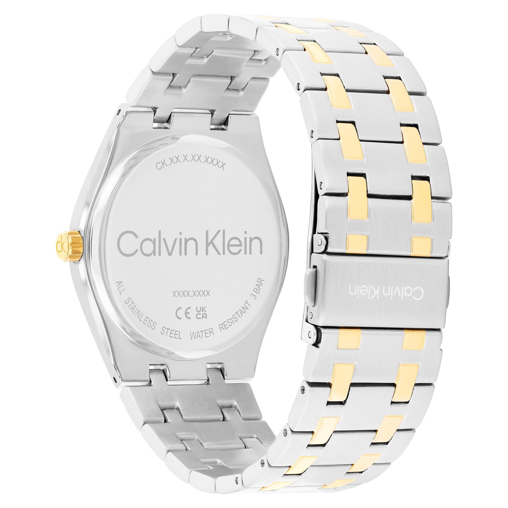 Calvin Klein Two-Tone Steel White Dial Multi-function Men's Watch - 25200533 - Image 4