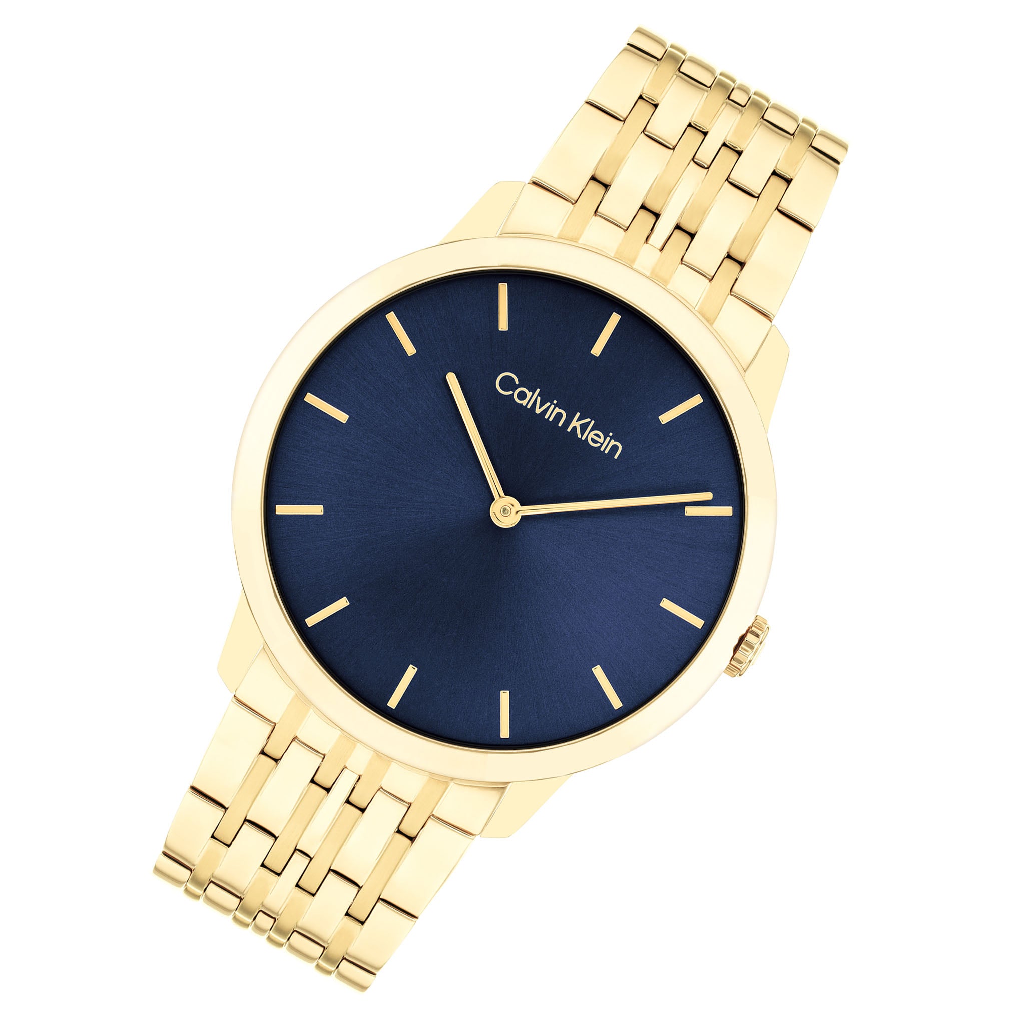 Calvin Klein Gold Steel Blue Dial Unisex Watch - 25300007 - Image 2