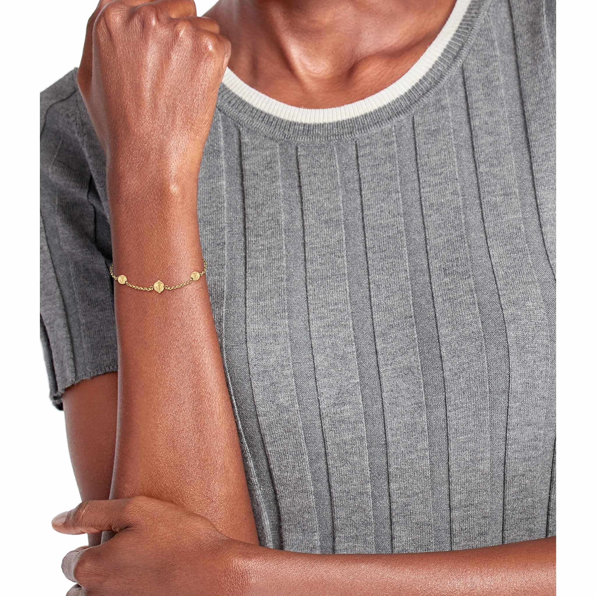 Tommy Hilfiger Jewellery Gold Steel Women's Chain Bracelet - 2780815 - Image 3