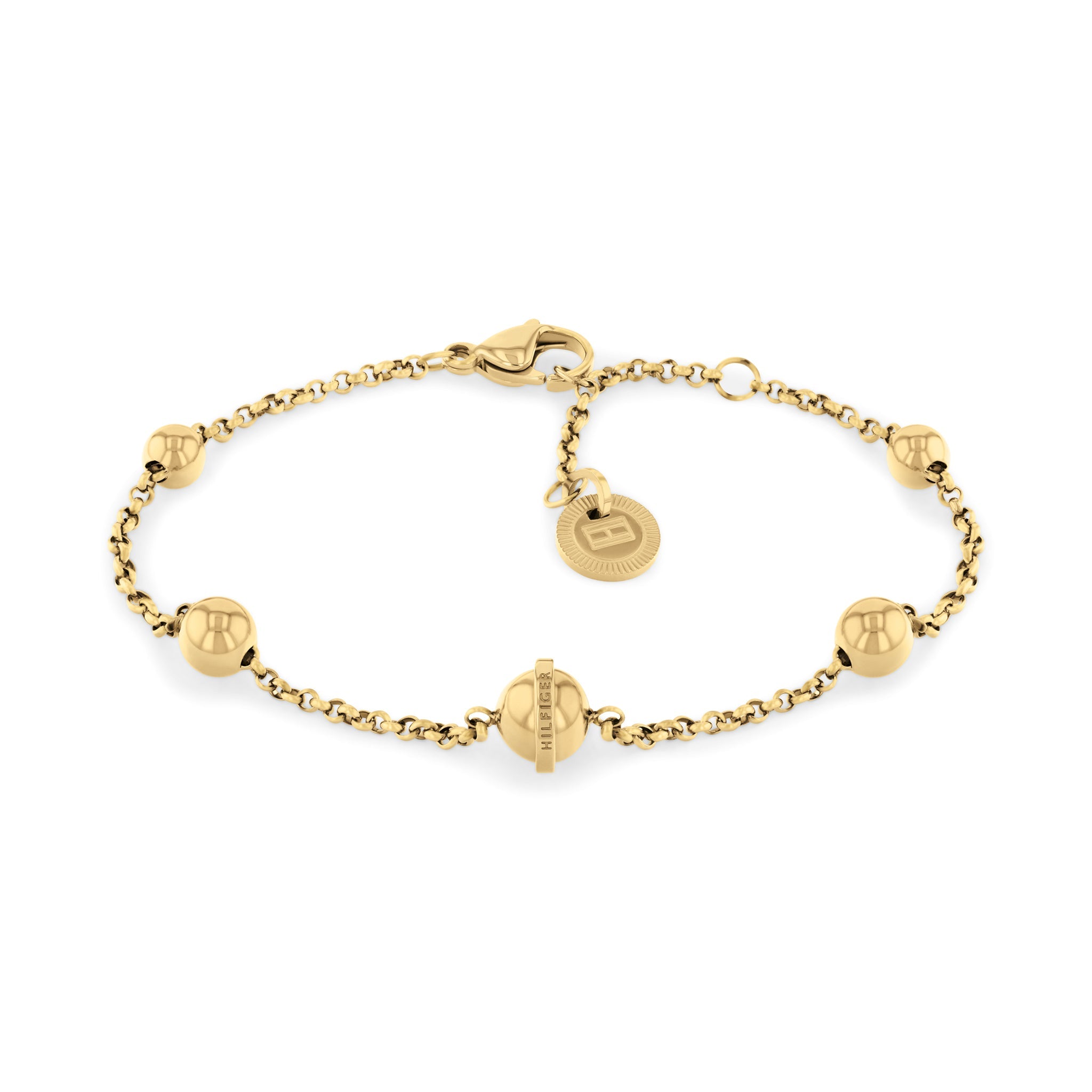 Tommy Hilfiger Jewellery Gold Steel Women's Chain Bracelet - 2780815 - Image 2