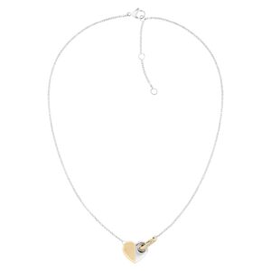 Tommy Hilfiger Jewellery Stainless Steel & Gold Steel & White Preci Women's Pendant with Chain - 2780878