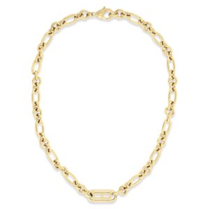 Tommy Hilfiger Jewellery Gold Steel Women's Chain Necklace - 2780973