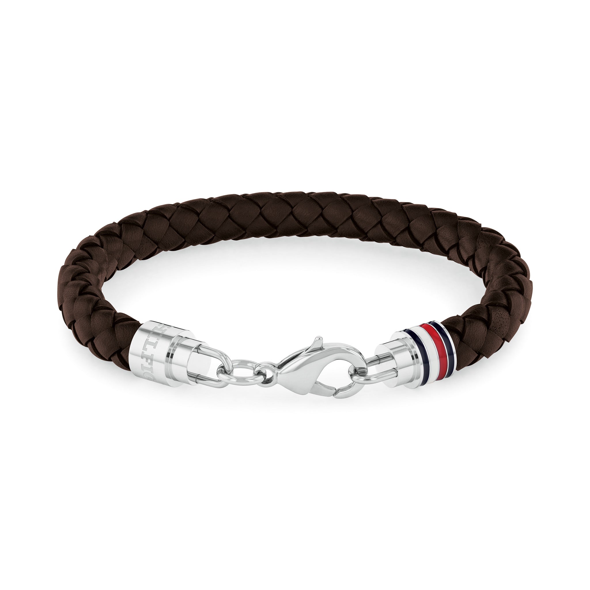 Tommy Hilfiger Jewellery Stainless Steel & Brown Leather Men's Bracelet - 2790546 - Image 2