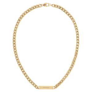 Tommy Hilfiger Jewellery Gold Steel Men's Chain Necklace - 2790578