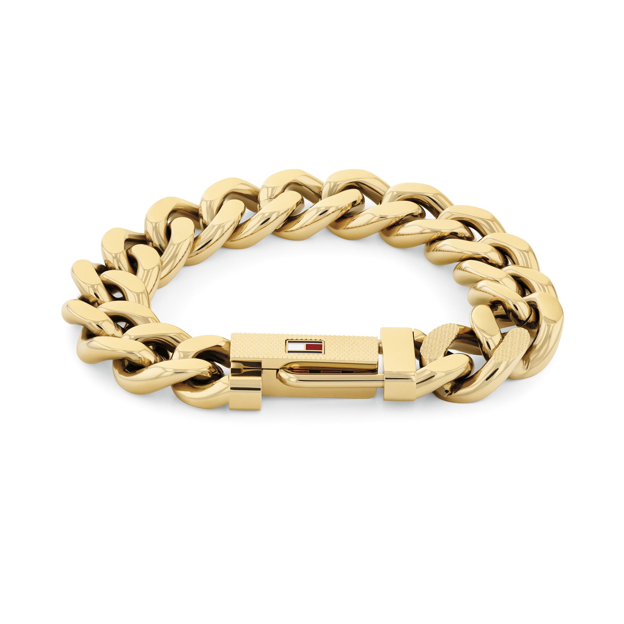 Tommy Hilfiger Jewellery Gold Steel Men's Chain Bracelet - 2790638 - Image 2