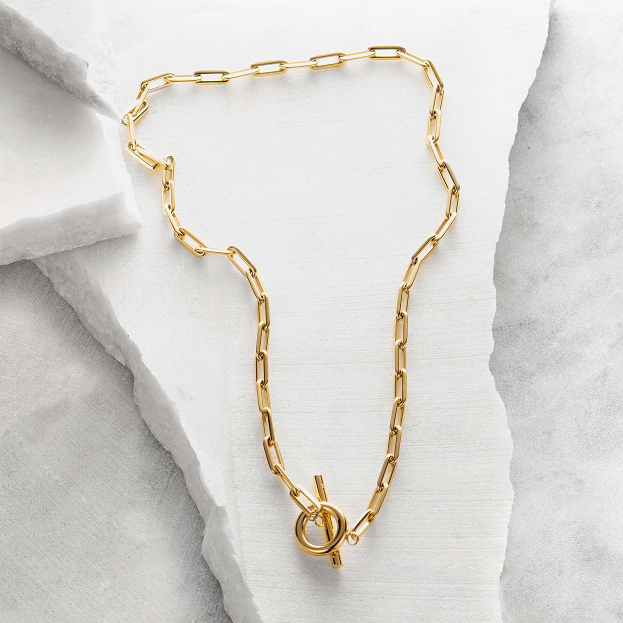 MVMT Jewellery Gold Steel Women's Chain Necklace - 28200122 - Image 3