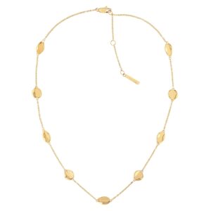 Calvin Klein Jewellery Gold Steel Women's Steel Bead with Chain Necklace - 35000125
