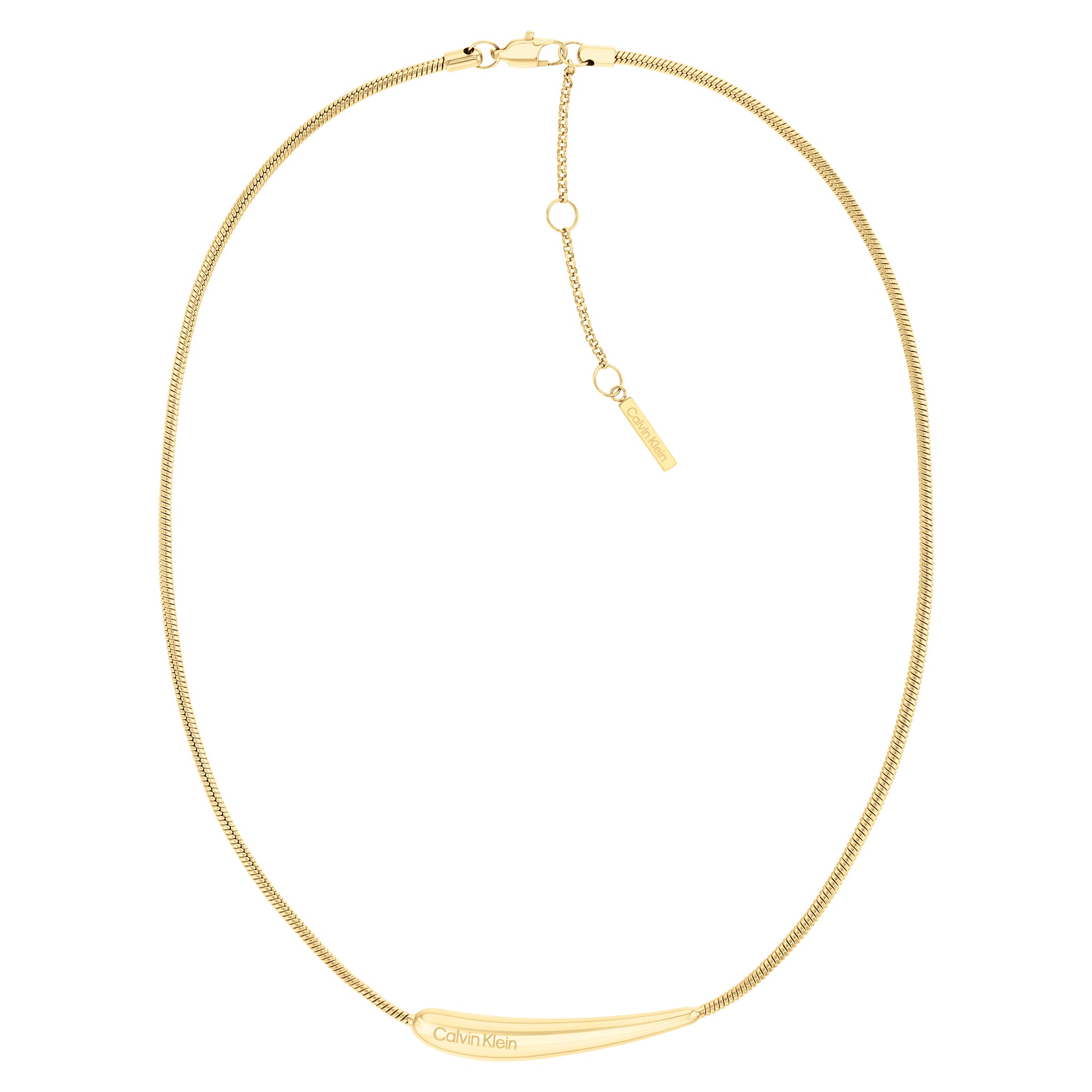 Calvin Klein Jewellery Gold Steel Women's Pendant Necklace - 35000339 - Image 2