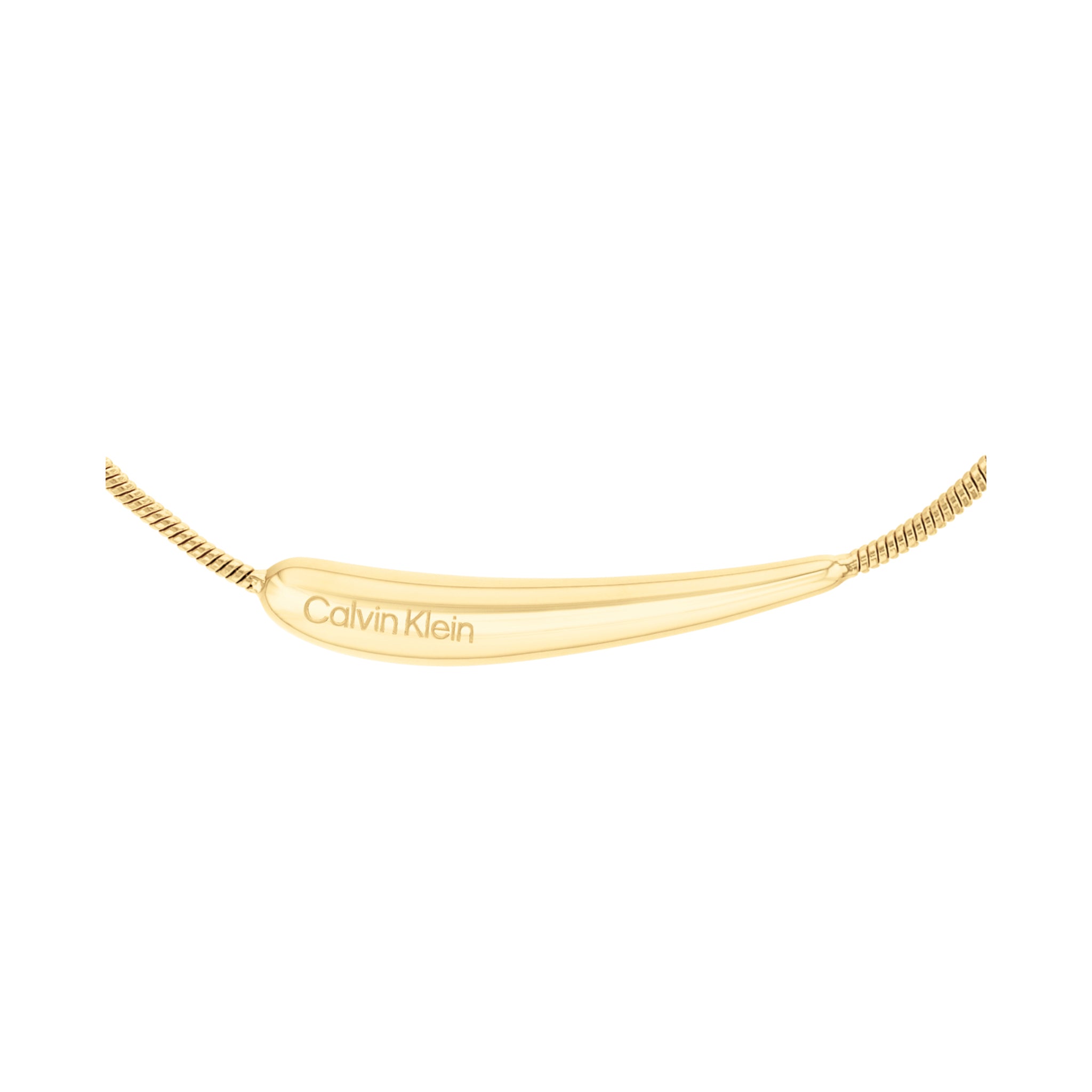 Calvin Klein Jewellery Gold Steel Women's Pendant Necklace - 35000339 - Image 3