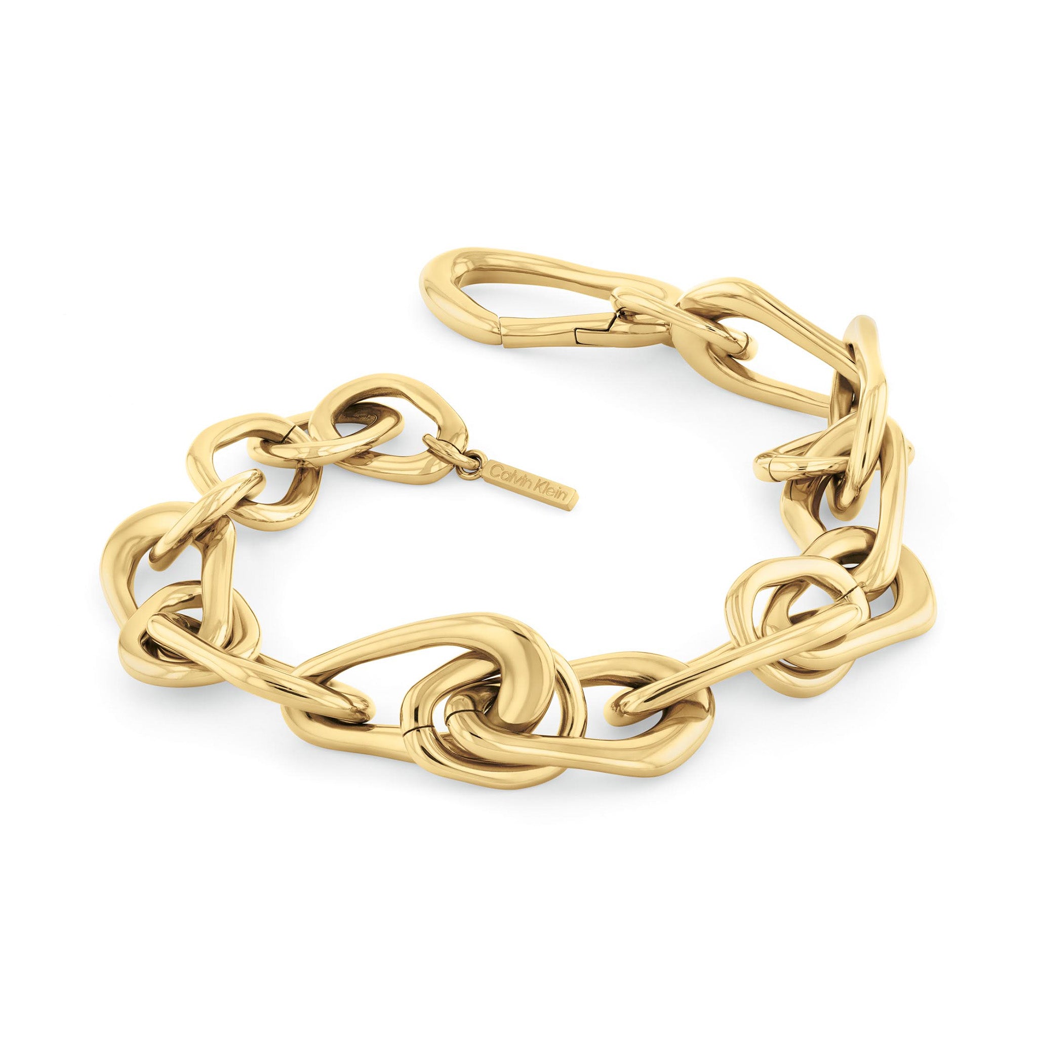 Calvin Klein Jewellery Gold Steel Women's Statement Bracelet - 35000748 - Image 3