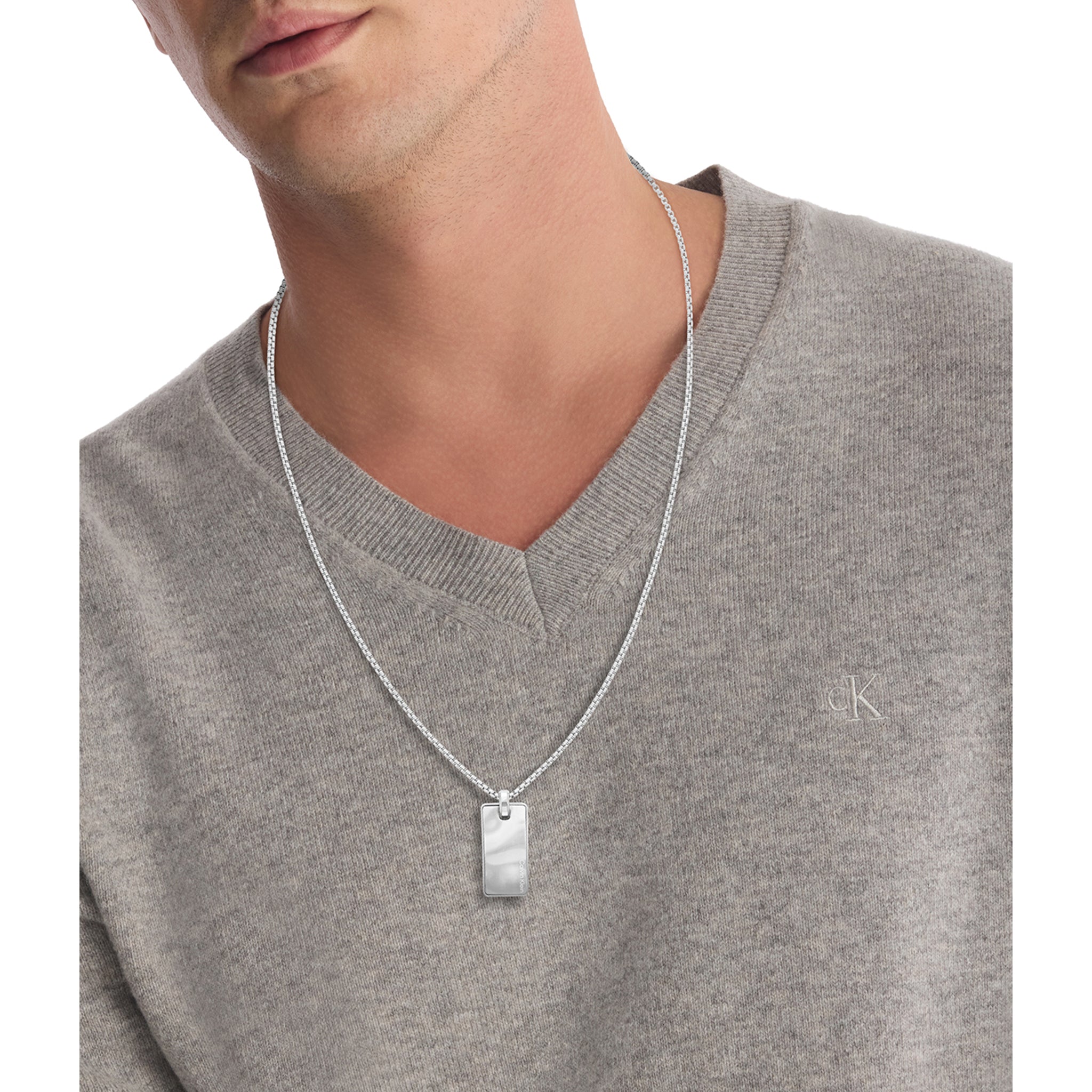 Calvin Klein Jewellery Stainless Steel Men's Pendant Necklace - 35100033 - Image 4