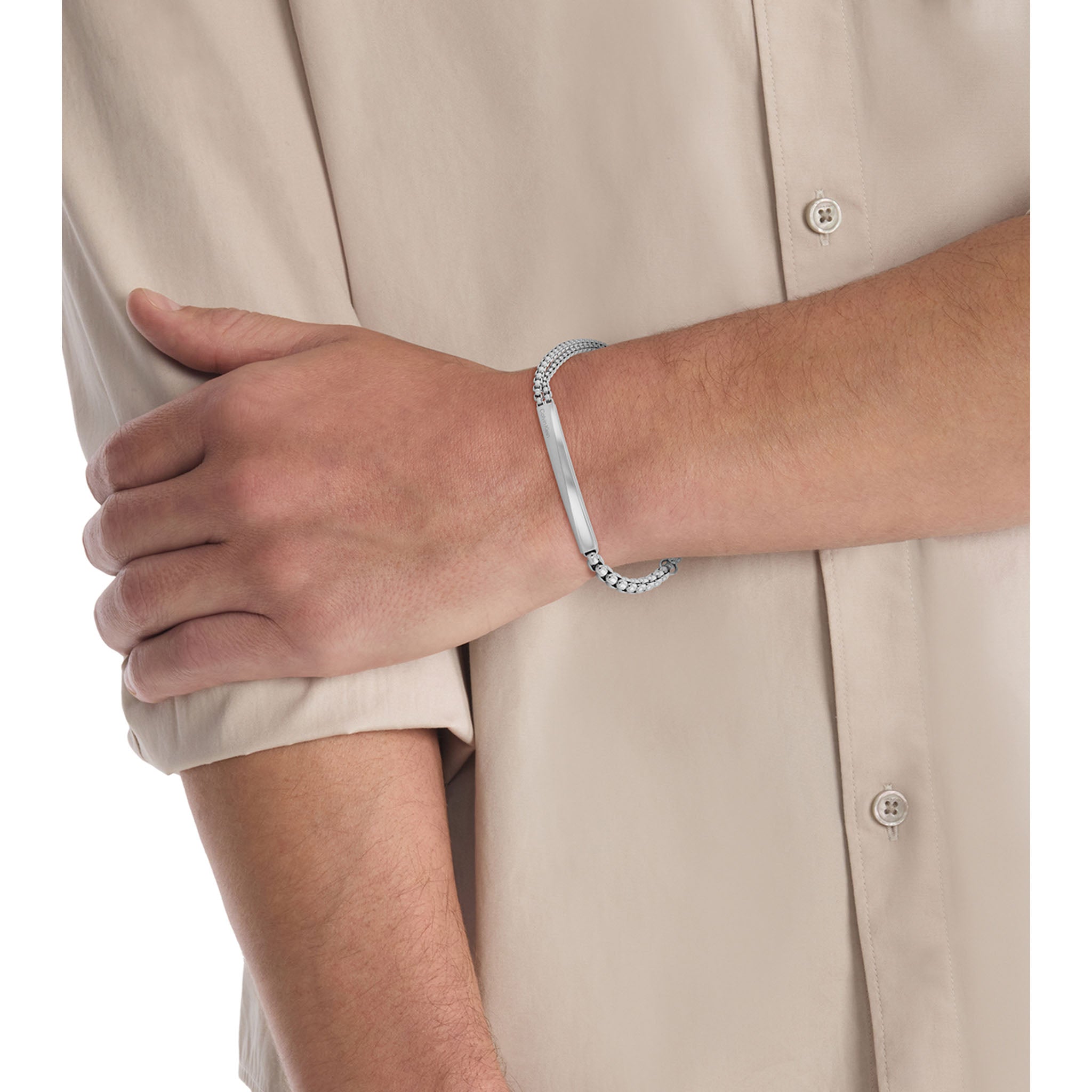 Calvin Klein Jewellery Stainless Steel Men's Id Bracelet - 35100058 - Image 4
