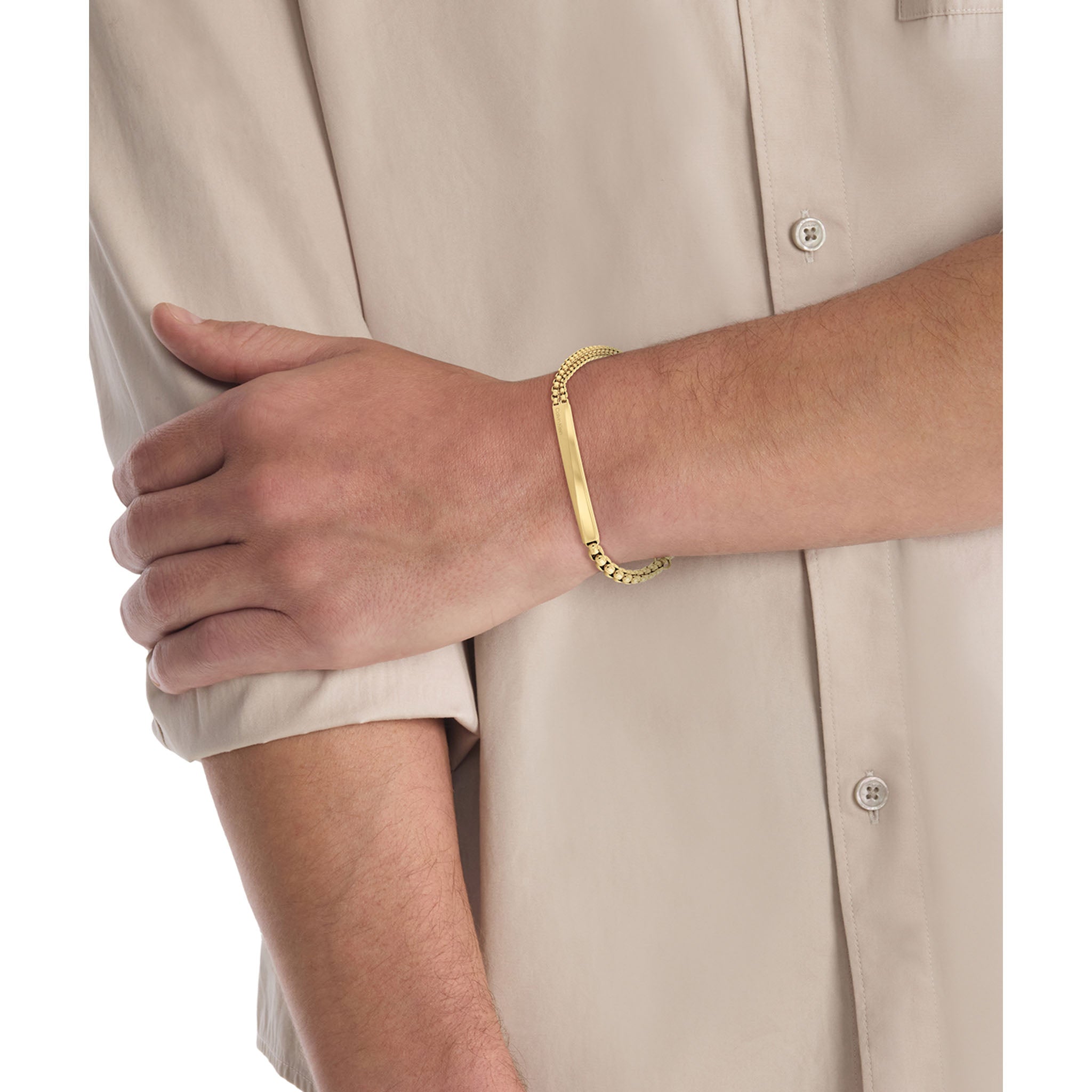 Calvin Klein Jewellery Gold Steel Men's Bracelet - 35100066 - Image 4