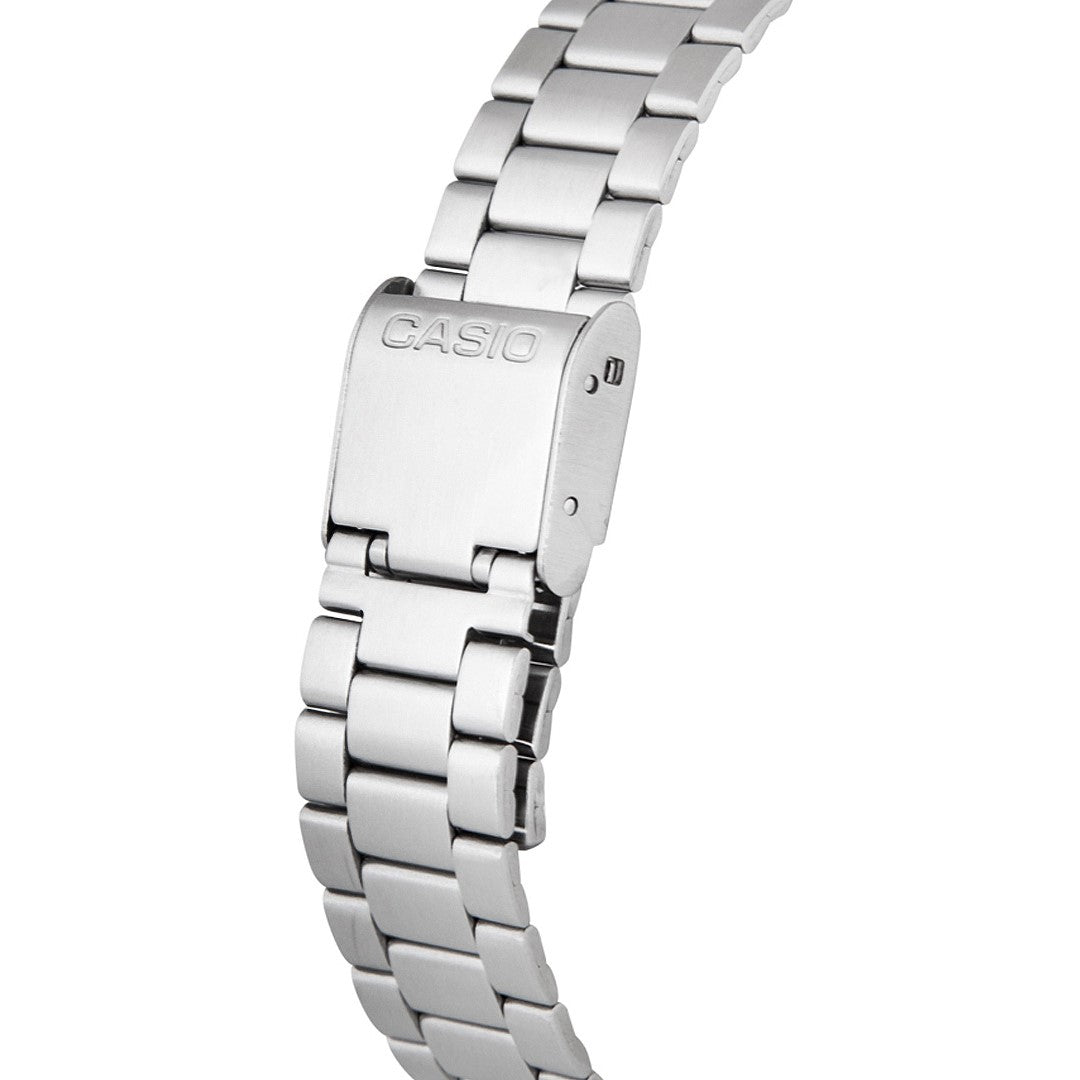 Casio Classic Silver Steel Analogue-Digital Unisex Watch - AQ230A-1D - Image 5