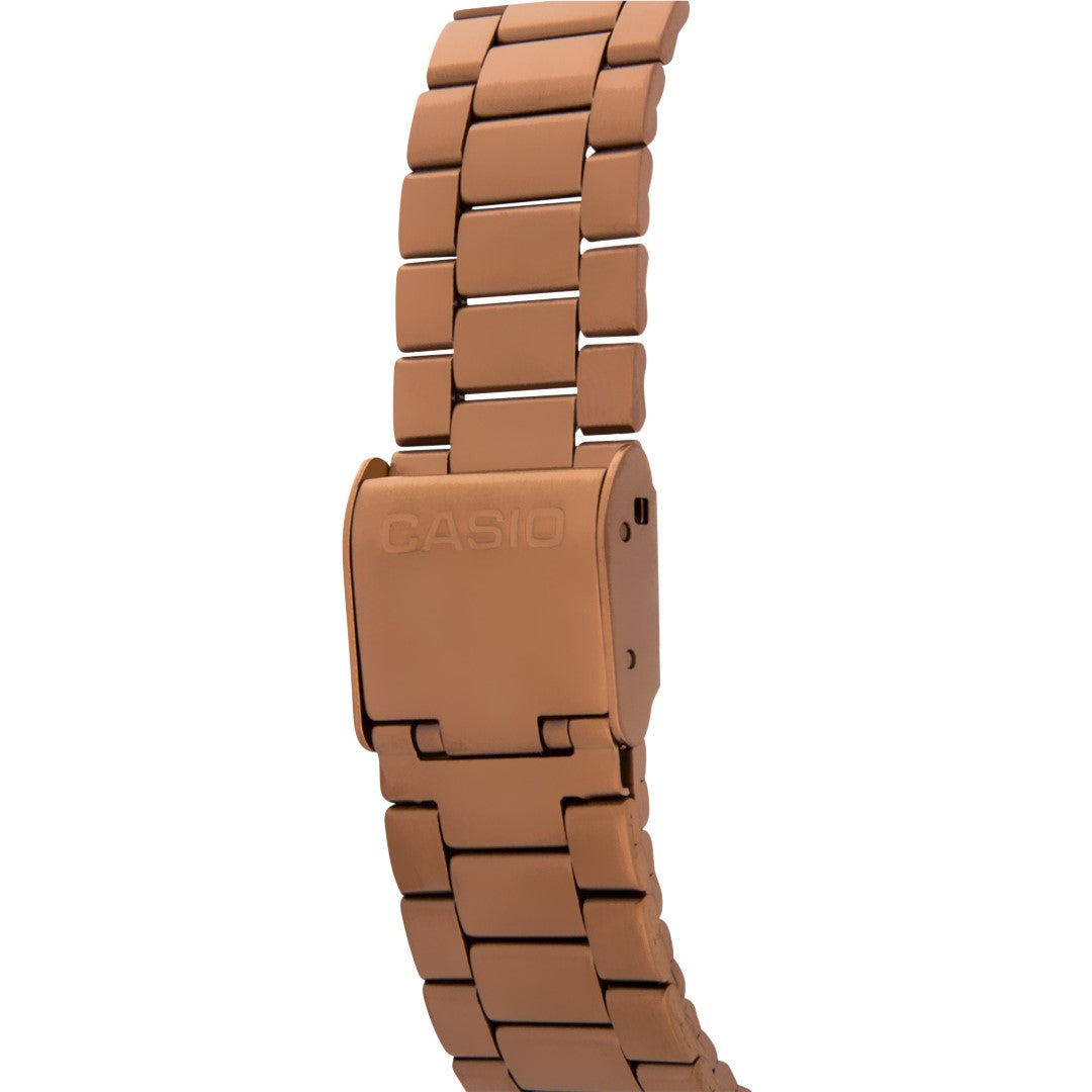 Casio Classic Rose Gold Steel Digital Unisex Watch - B640WC-5A - Image 7