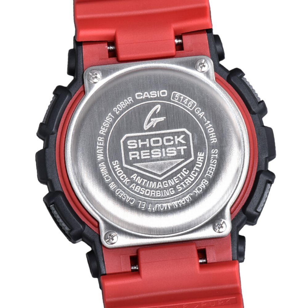 Casio G-SHOCK Red Heritage Series Men's Watch - GA110HR-1A - Image 8