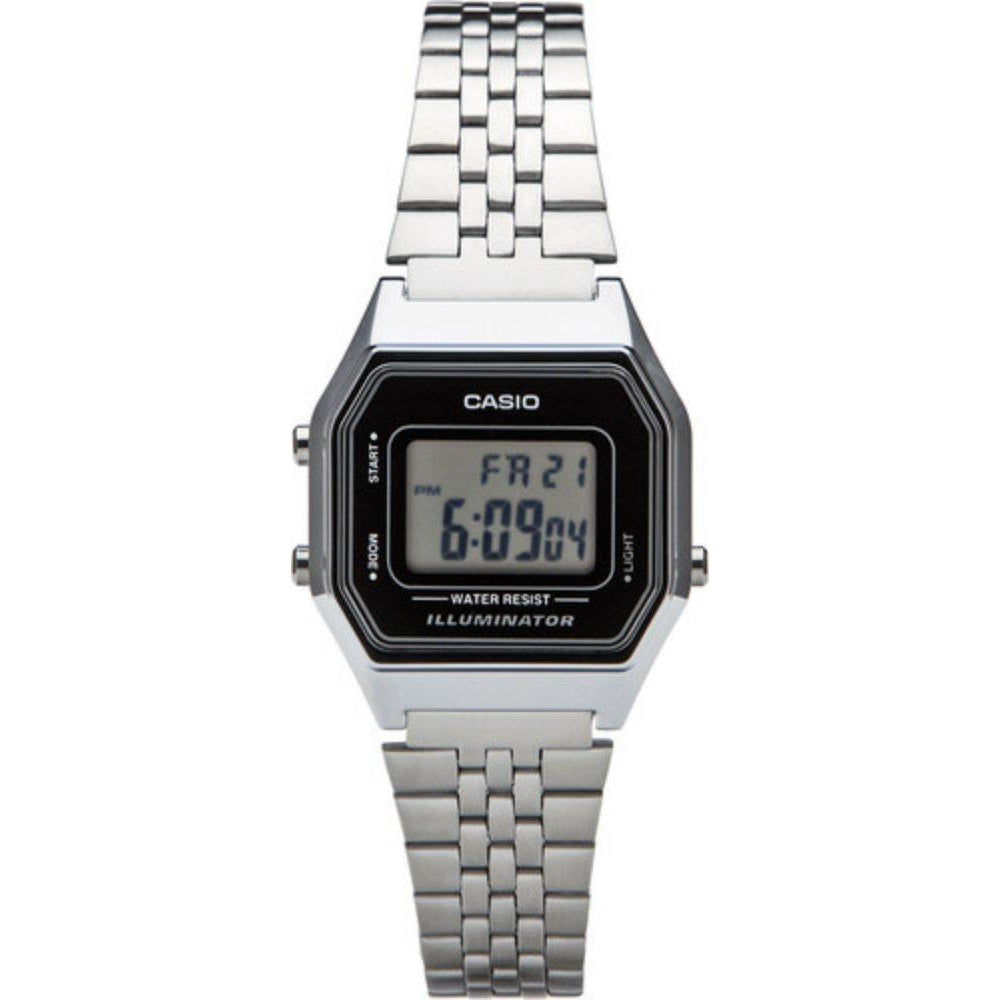 Casio Classic Silver Steel Digital Women's Watch - LA680WA-1D - Image 3