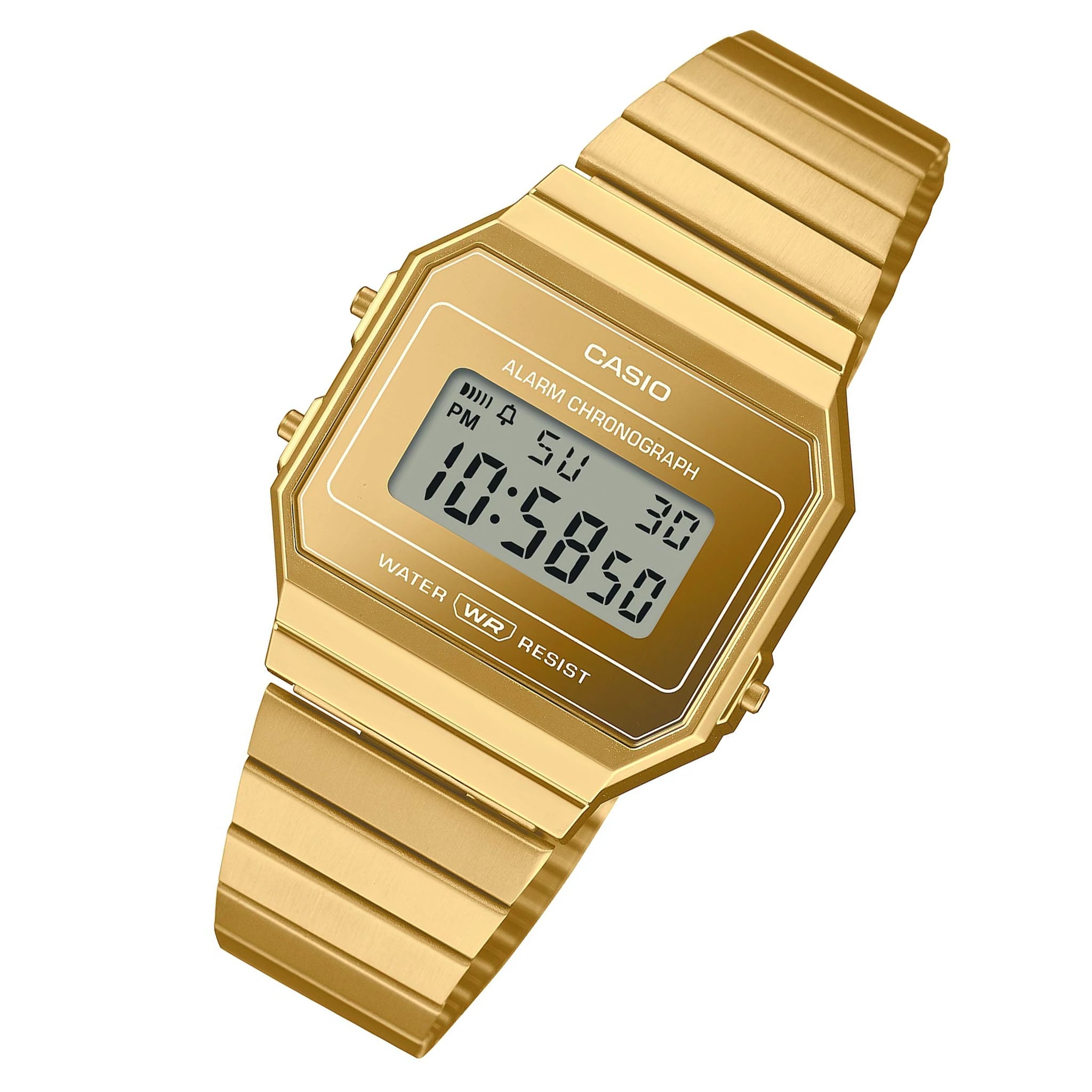 Casio Gold Tone Steel Digital Women's Watch - A700WEVG-9A - Image 2