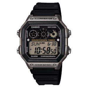 Casio Illuminator Digital Men's Sports Watch - AE1300WH-8A