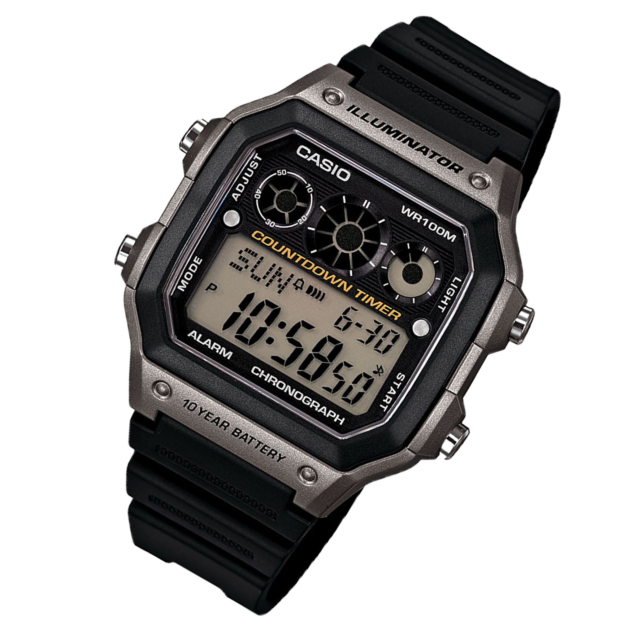 Casio Illuminator Digital Men's Sports Watch - AE1300WH-8A - Image 2