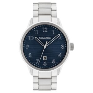Calvin Klein Stainless Steel Blue Dial Men's Watch - 25200515