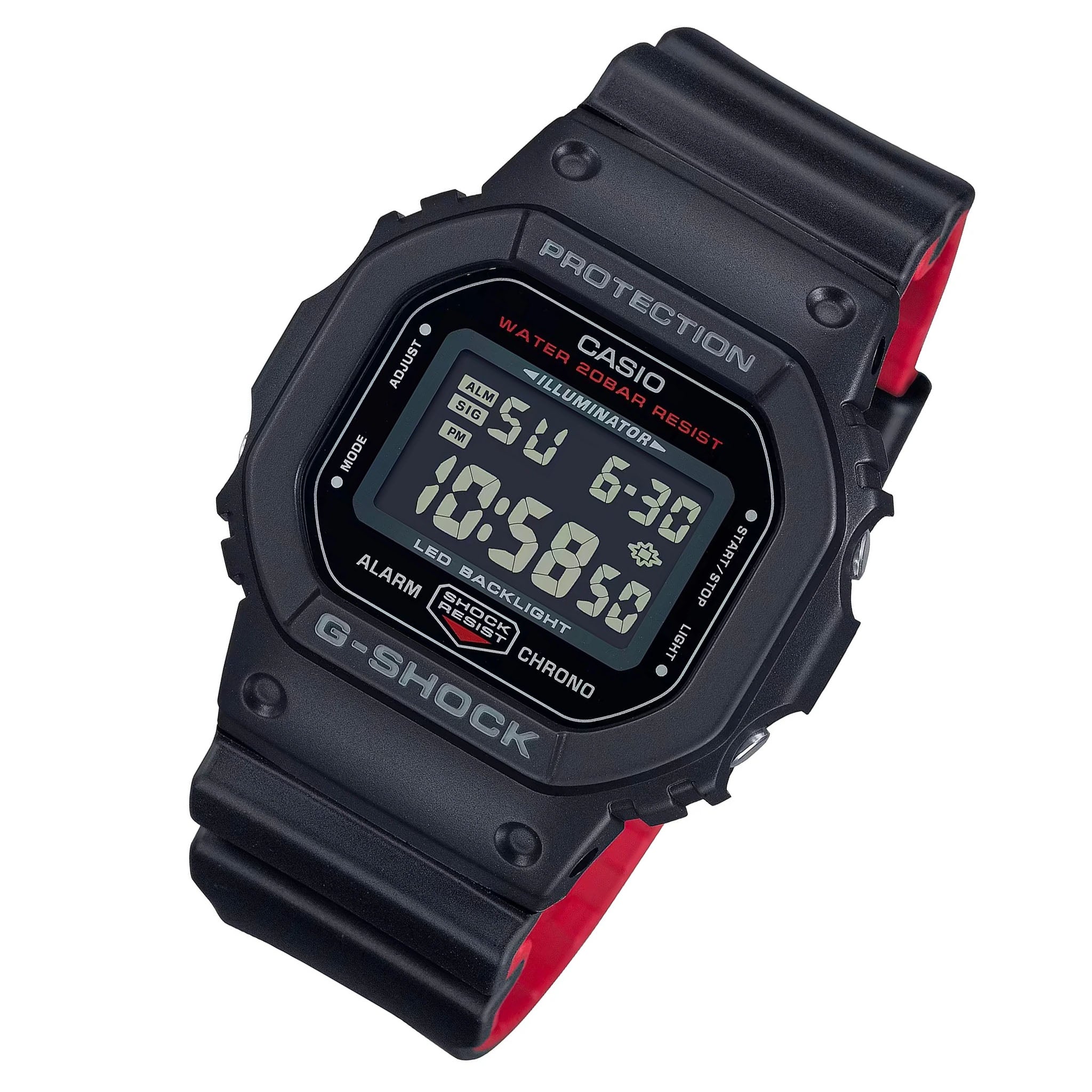 Casio G-SHOCK Resin Black Dial Digital Men's Watch - DW5600UHR-1D - Image 2
