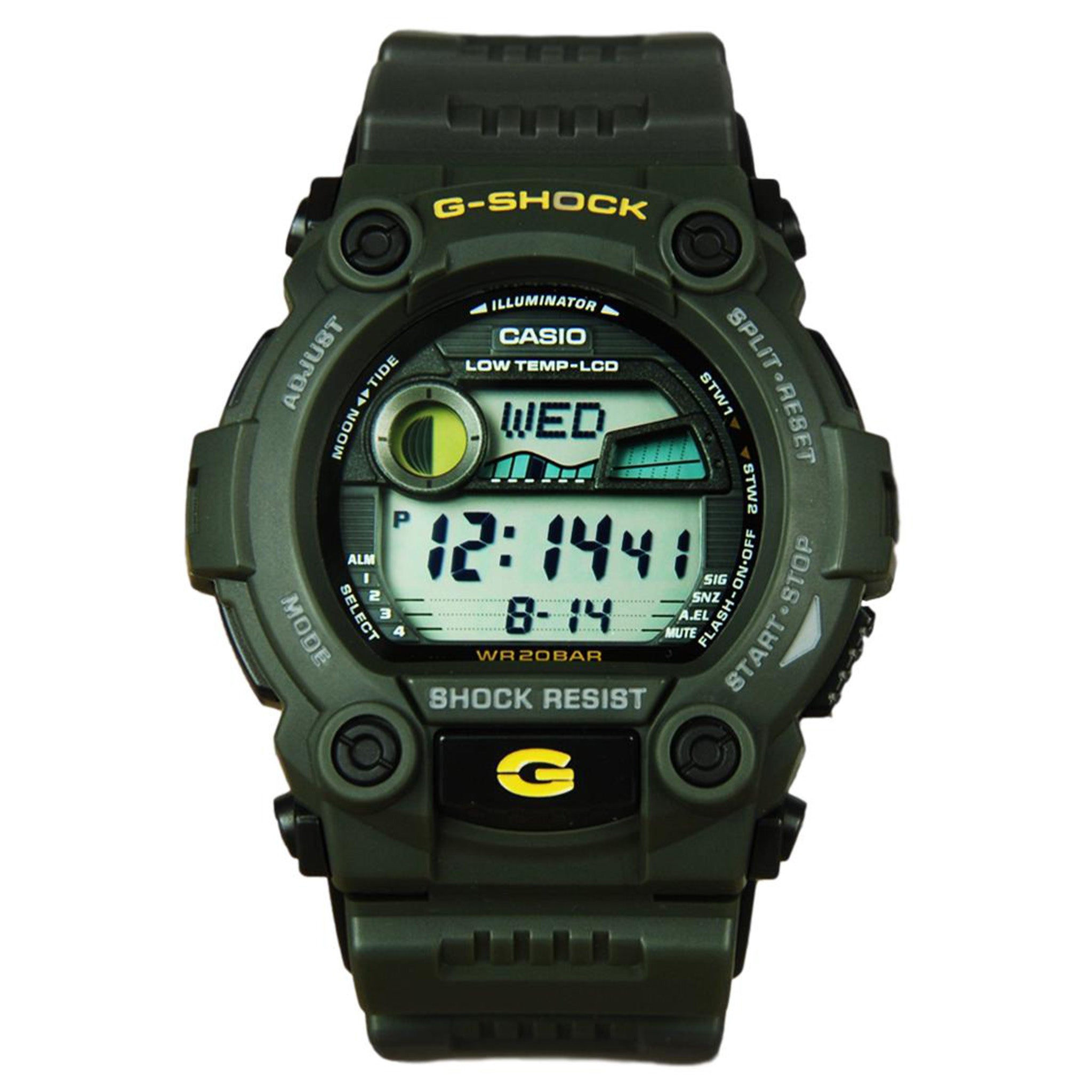 Casio G-SHOCK Men's Moon Tide Data Digital Watch - G7900-3D