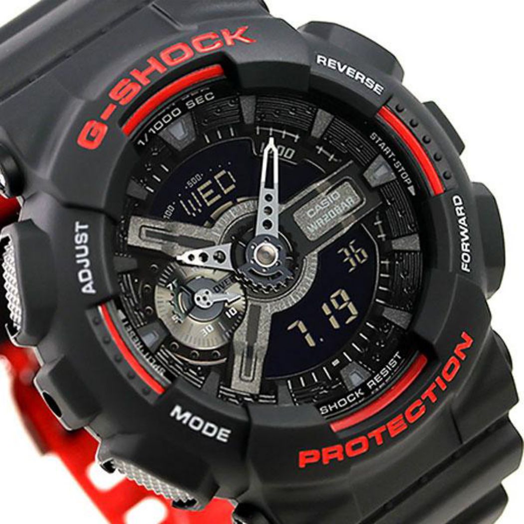 Casio G-SHOCK Red Heritage Series Men's Watch - GA110HR-1A - Image 3