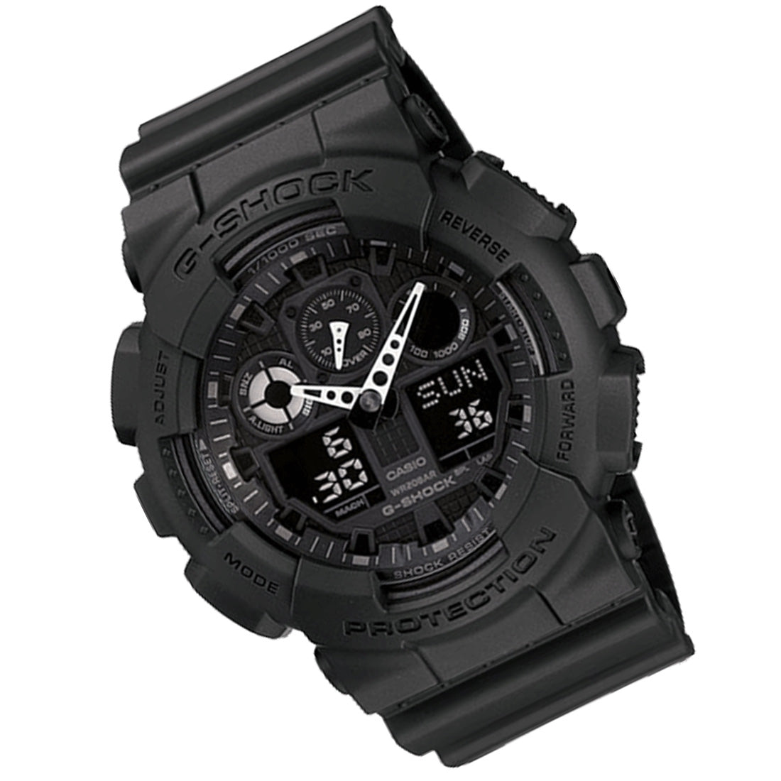Casio G-SHOCK 55mm Duo Chrono Men's Watch - GA100-1A1 - Image 4
