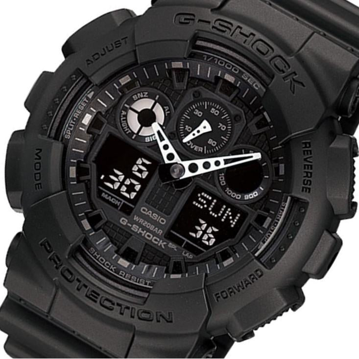 Casio G-SHOCK 55mm Duo Chrono Men's Watch - GA100-1A1 - Image 2
