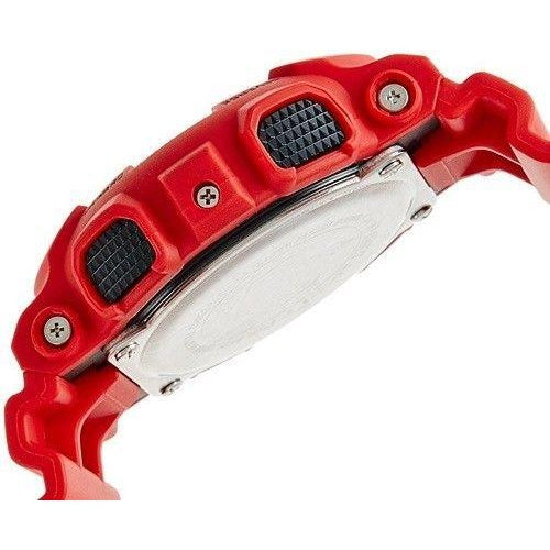 Casio G-SHOCK 55mm Duo Red Resin Black Dial Analogue-Digital Men's Watch - GA100B-4A - Image 4