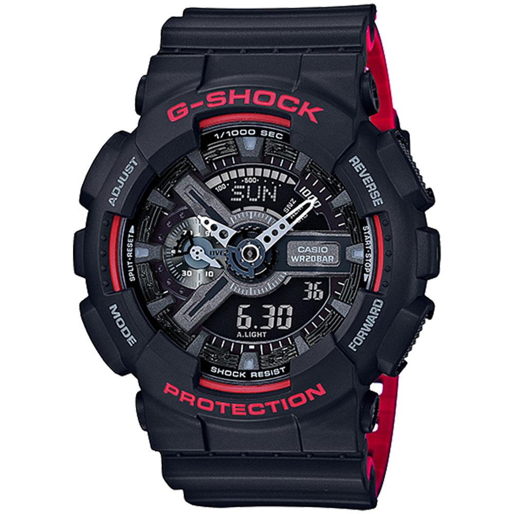 Casio G-SHOCK Red Heritage Series Men's Watch - GA110HR-1A