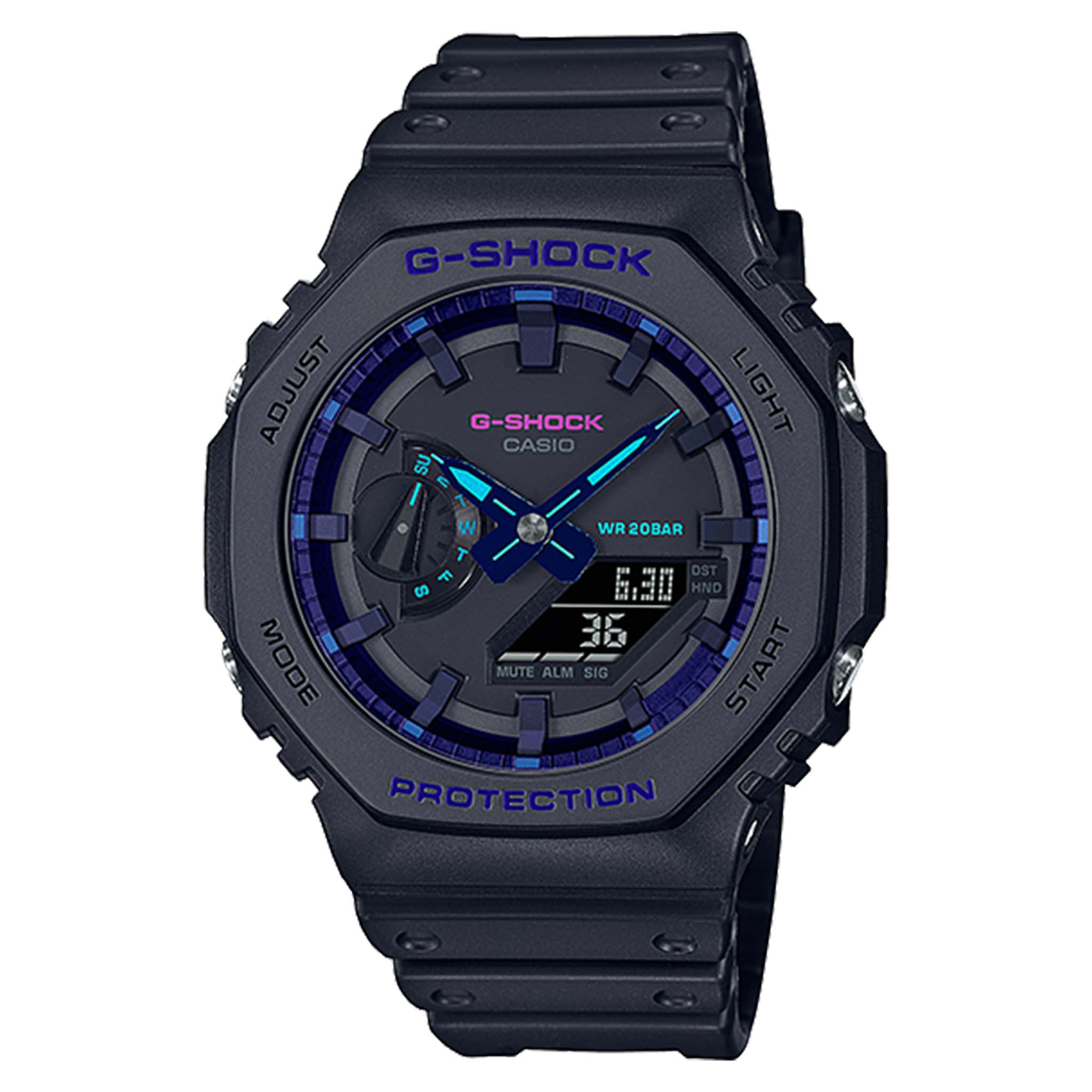 Casio G-SHOCK Virtual Reality Analog-Digital Men's Watch - GA2100VB-1A
