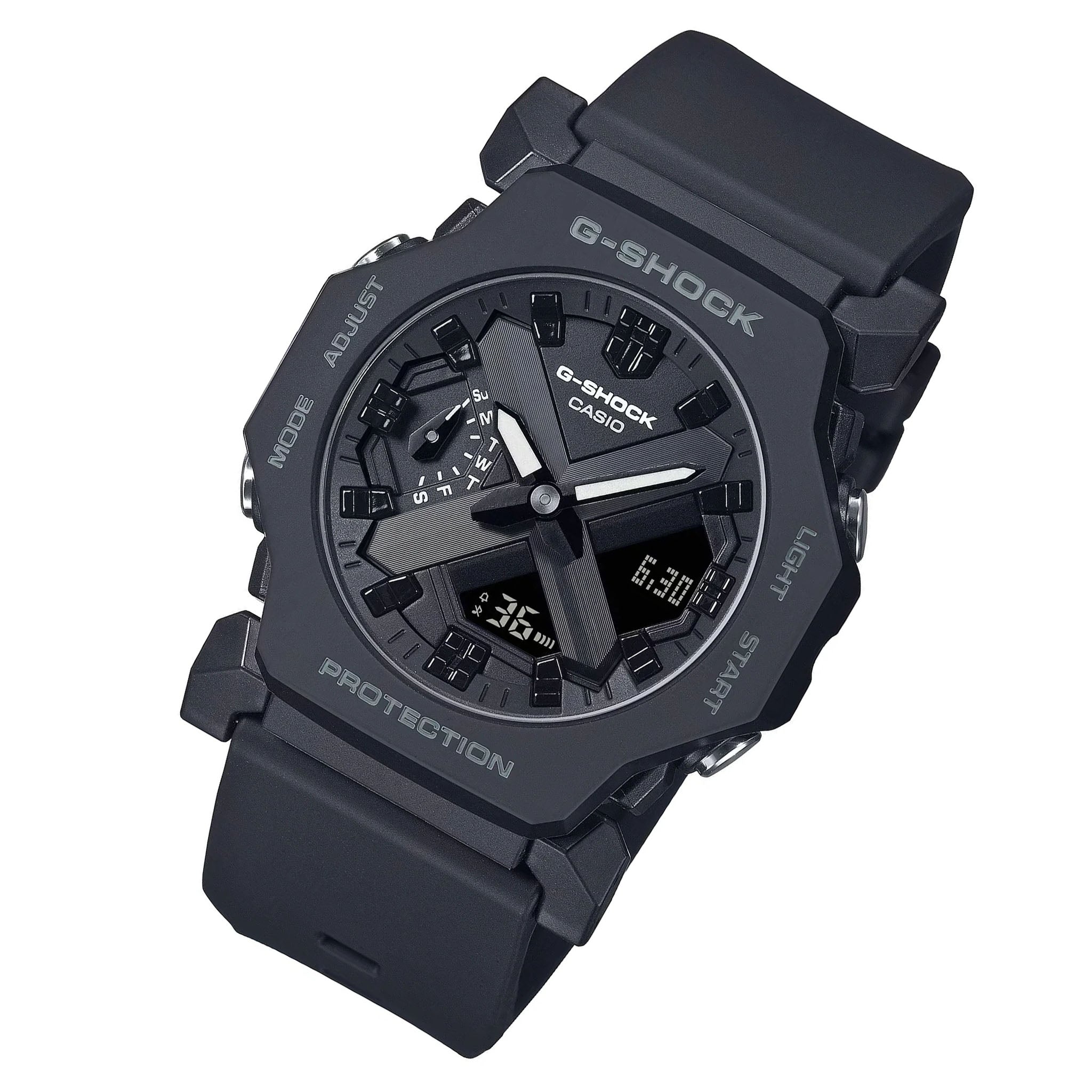 Casio G-SHOCK Black Resin Analogue-Digital Men's Watch - GA2300-1A - Image 2