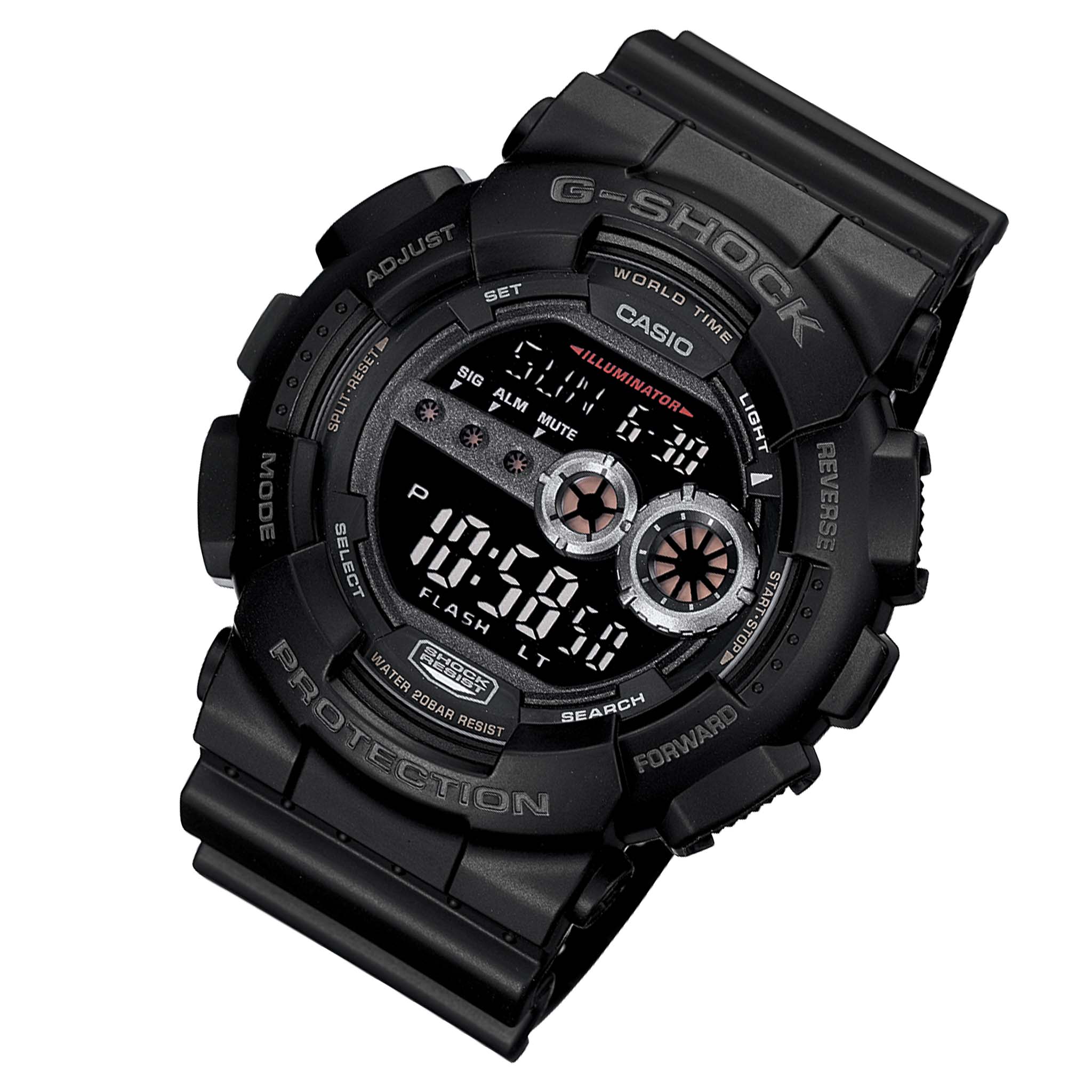 Casio G-SHOCK X-Large 55mm Digital Men's Watch - GD100-1B - Image 2