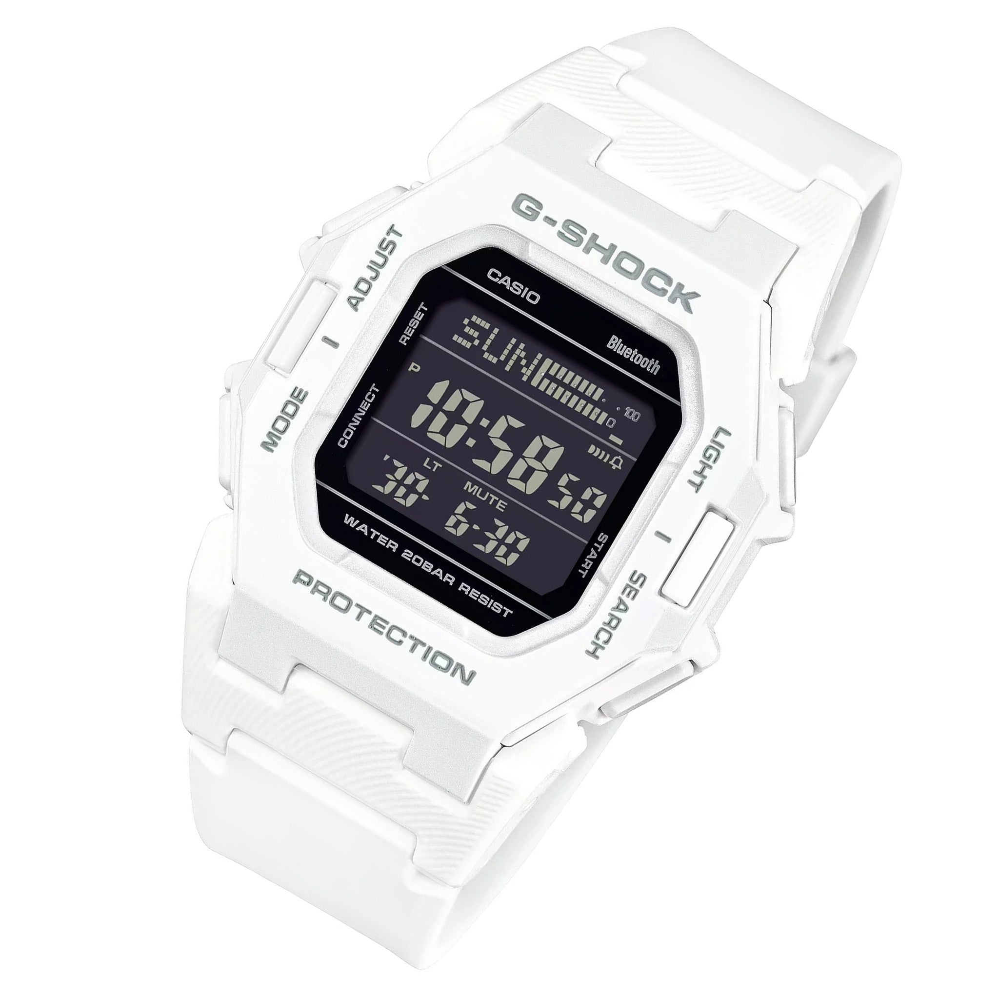 Casio G-SHOCK White Resin Digital Men's Chronograph Watch - GDB500-7D - Image 2