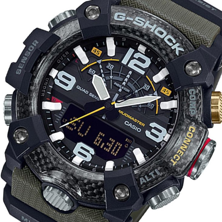 Casio G-SHOCK MUDMASTER with Carbon Core Men's Watch - GGB100-1A3 - Image 2