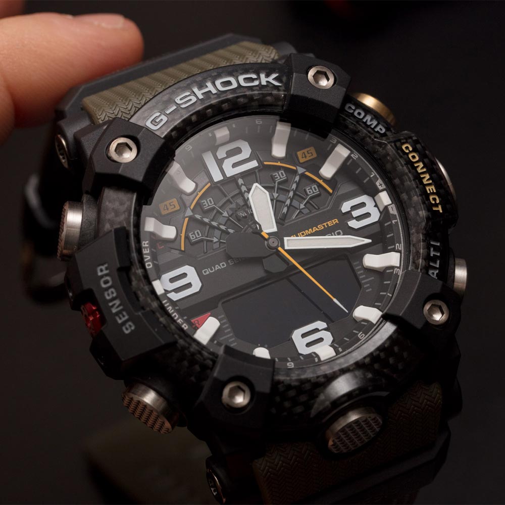 Casio G-SHOCK MUDMASTER with Carbon Core Men's Watch - GGB100-1A3 - Image 6