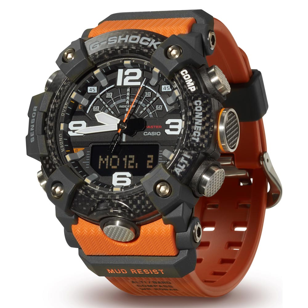 Casio G-SHOCK MUDMASTER with Carbon Core Men's Watch - GGB100-1A9 - Image 3